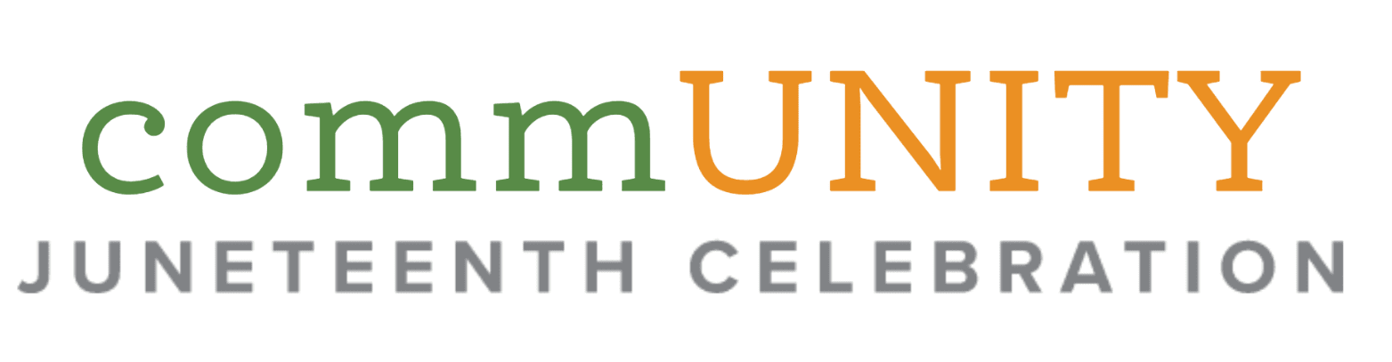 commUNITY Juneteenth Logo
